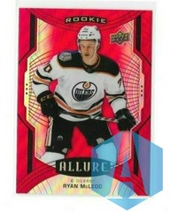 2020-21 Upper Deck Allure SP Red Rainbow Ryan Mcleod #147 Rookie